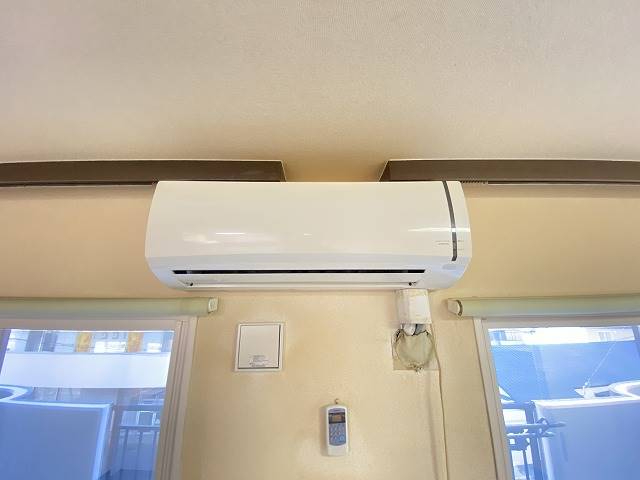ライオンズマンション函館湯の川　２０６号室　エアコン付きのため快適に過ごせます♪